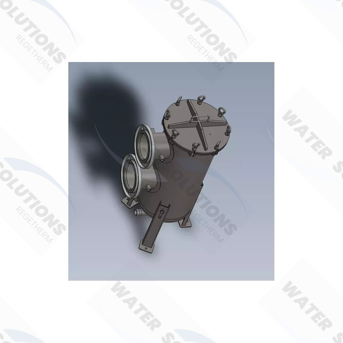 Désemboueur à passage intégral DN250 + isolant rigide