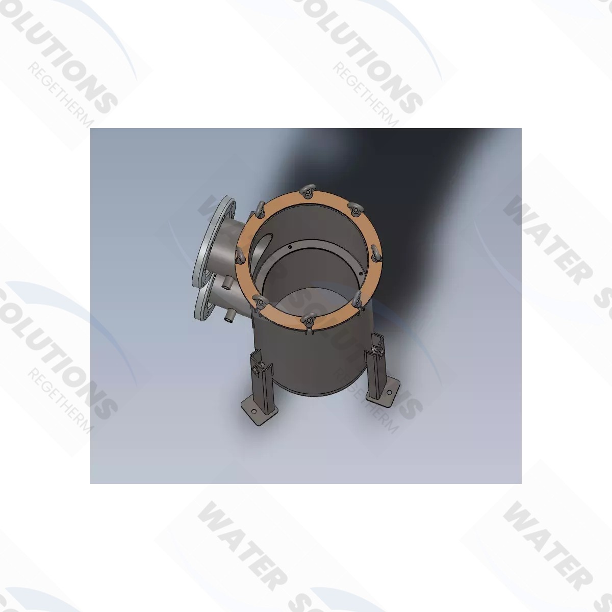 Désemboueur à passage intégral DN200 + isolant rigide