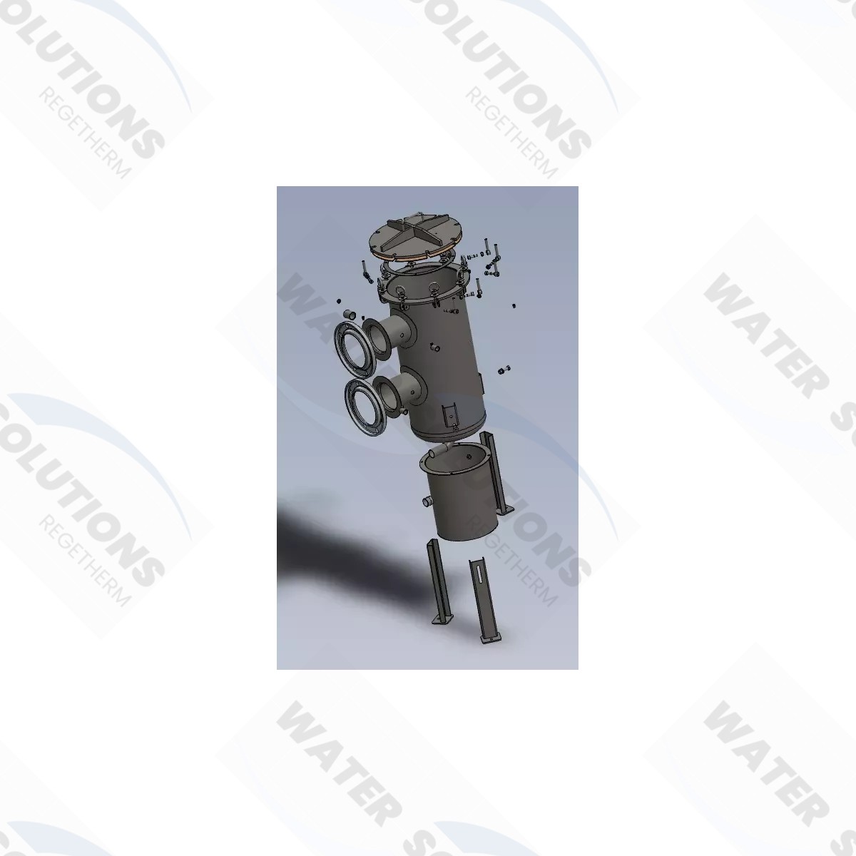 Désemboueur à passage intégral DN150 + isolant rigide