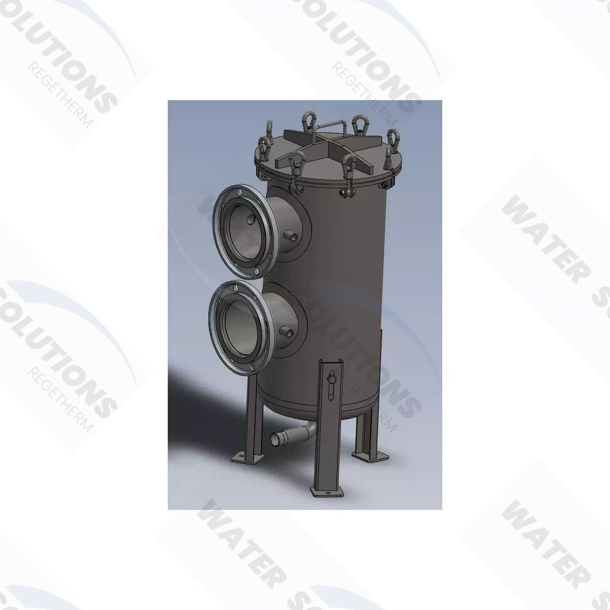 Désemboueur à passage intégral DN100 + isolant rigide